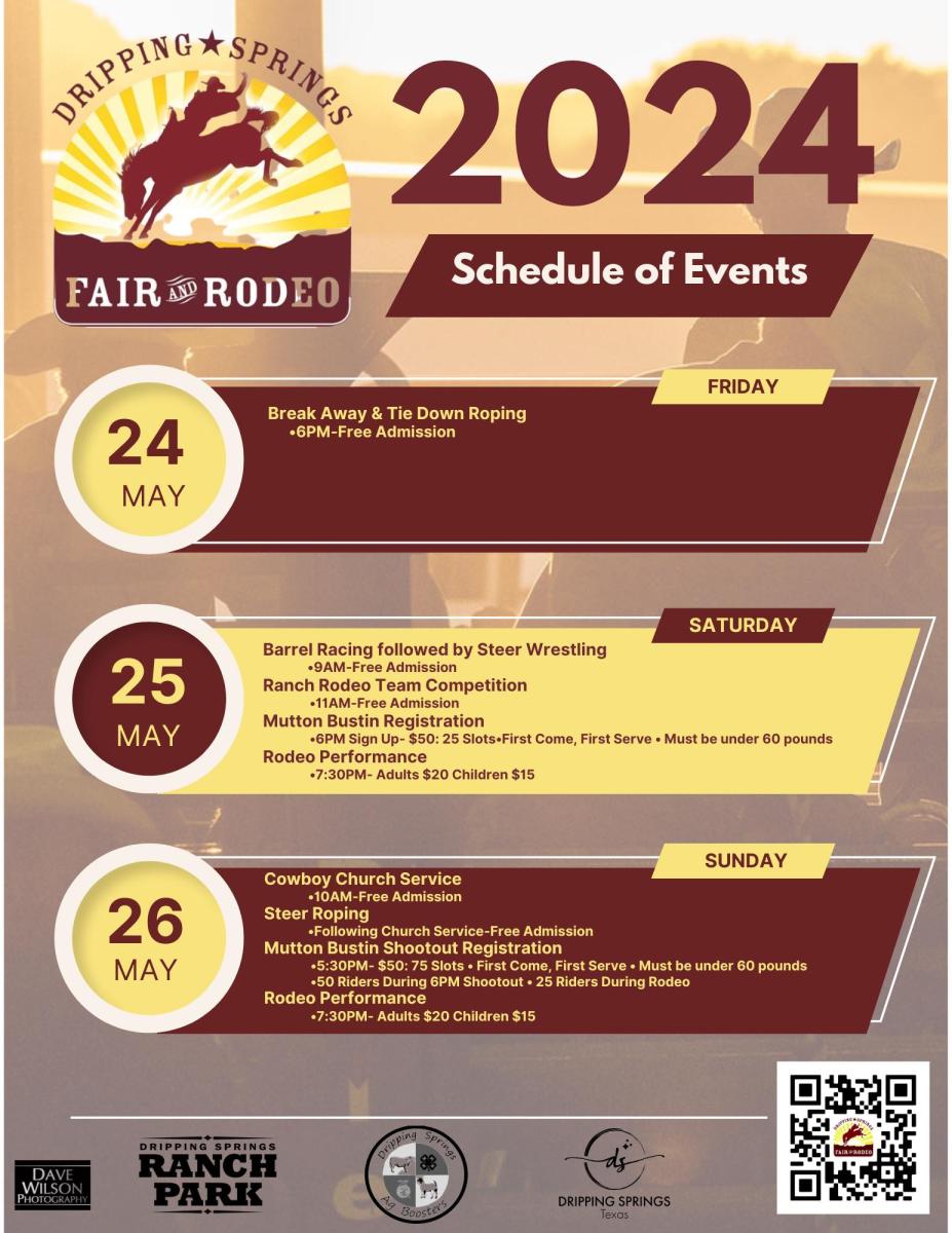 2024 DS Fair &amp; Rodeo Schedule