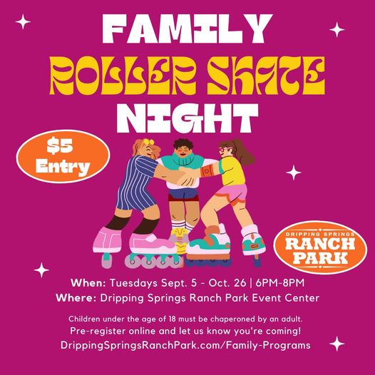 Family Roller Skate Night Flyer
