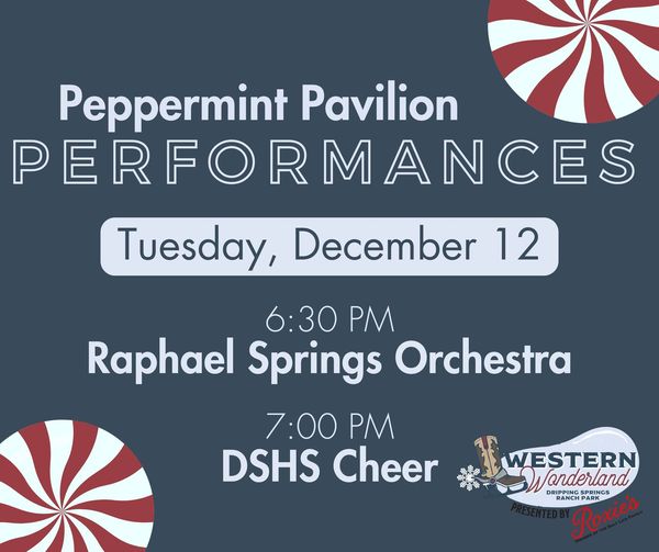 Peppermint Pavillion Performance Flyer 12.12