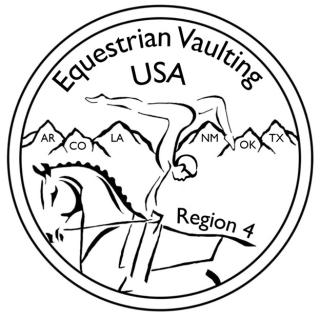 Equestrian Vaulting USA Region 4 Logo