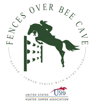 Fences over Beecave with USHJA logo