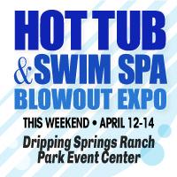 Hot Tub & Swim Spa Blowout Expo Image April 12 - 14